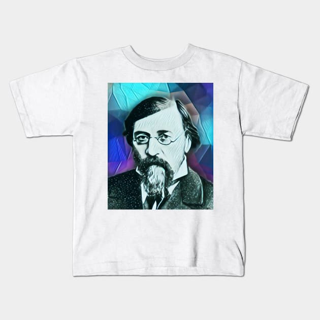 Nikolay Chernyshevsky Portrait | Nikolay Chernyshevsky Artwork 6 Kids T-Shirt by JustLit